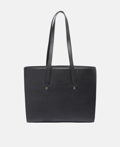 Aigner kožená kabelka tote Černá 4