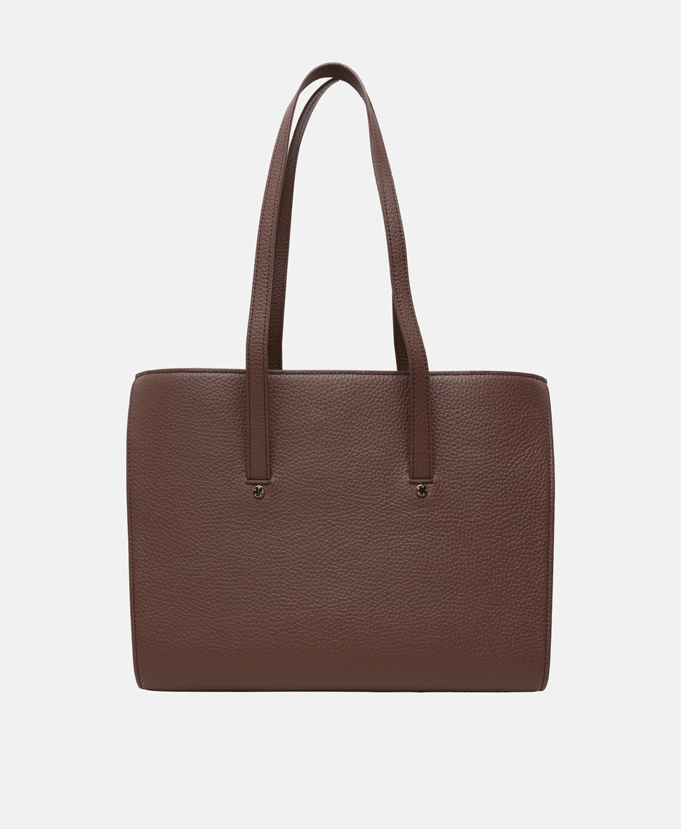 Aigner kožená kabelka tote Starorůžová 4