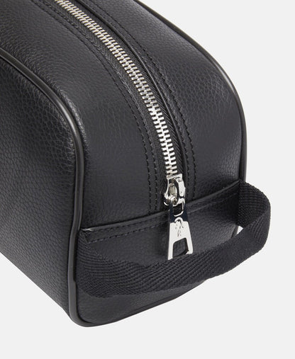 Lacoste kožená taška na prádlo Průhledná 2