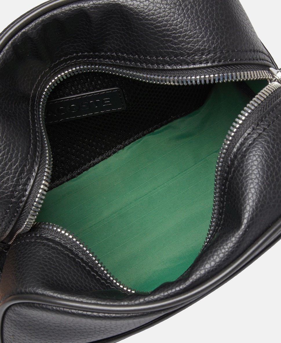 Lacoste kožená taška na prádlo Průhledná 3
