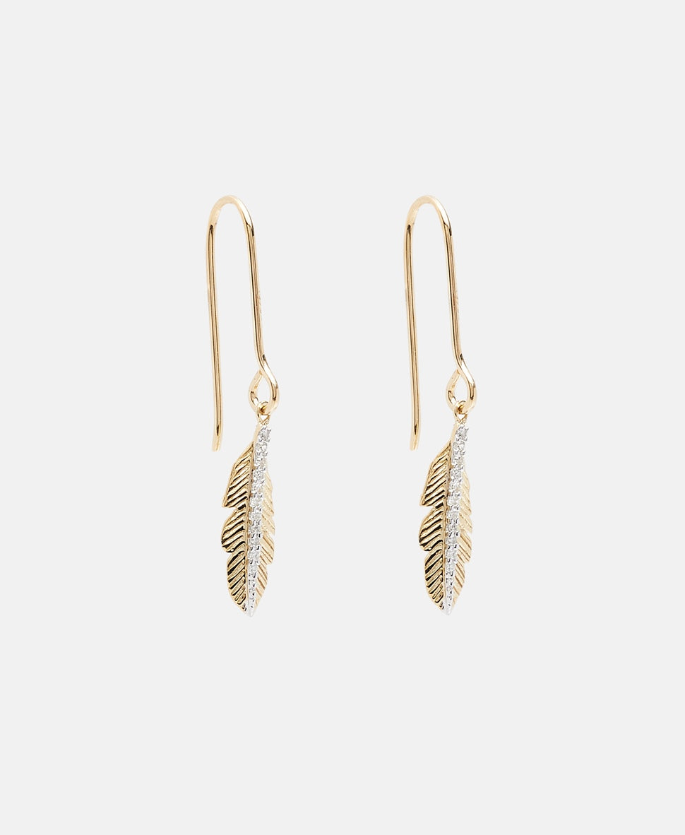 Muse Jewels diamantové náušnice Zlatá 1