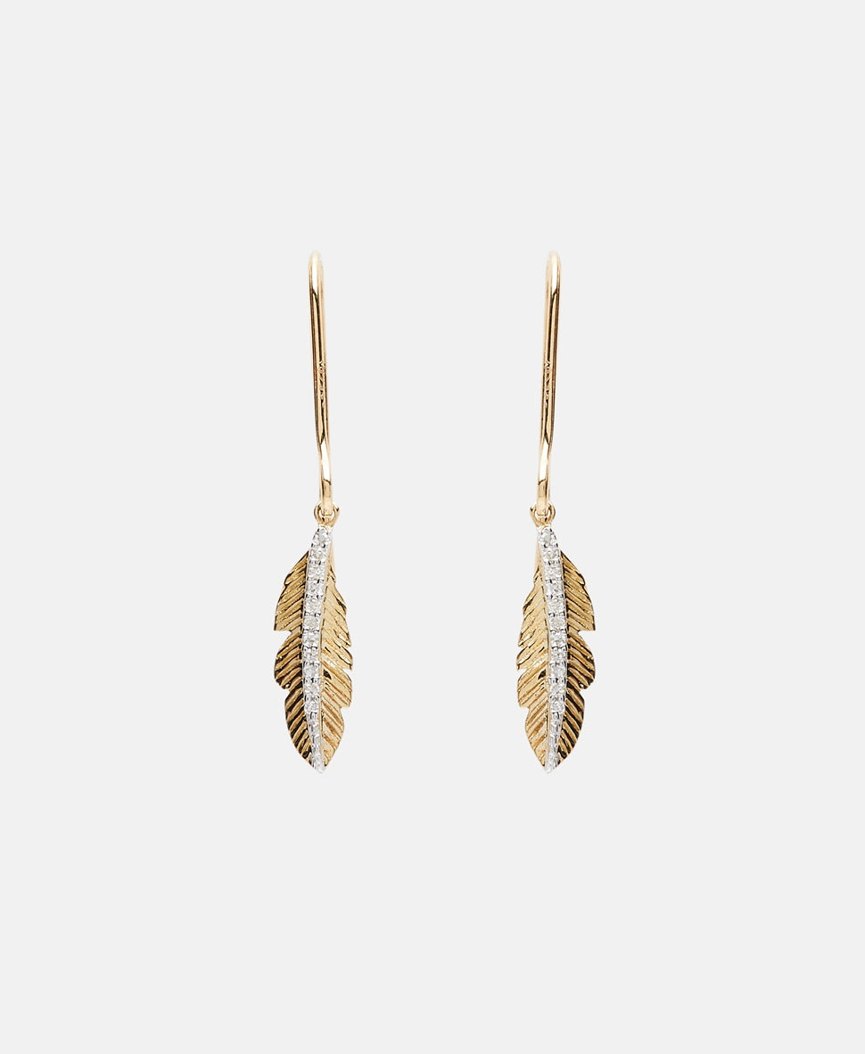 Muse Jewels diamantové náušnice Zlatá 2