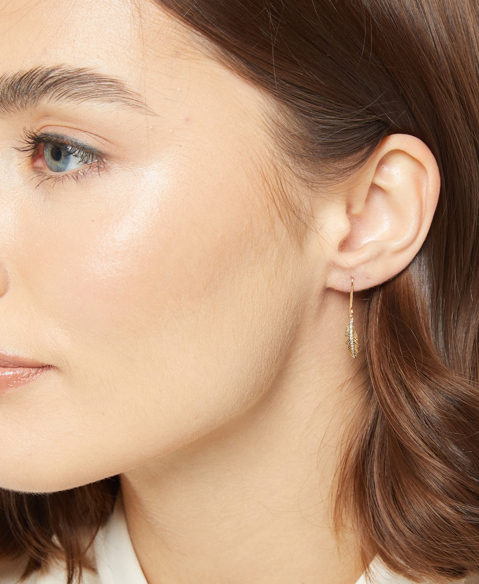 Muse Jewels diamantové náušnice Zlatá 4