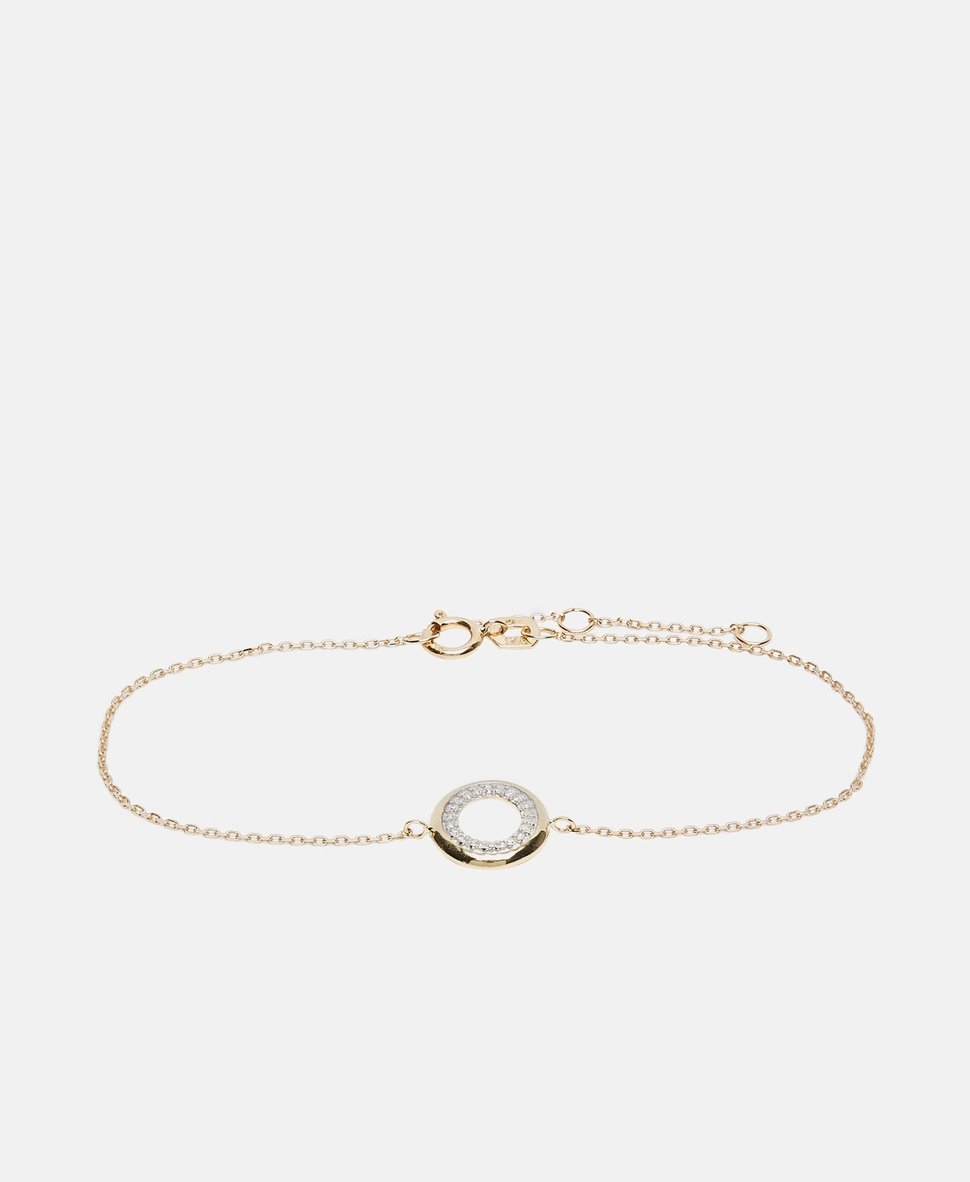 Muse Jewels diamantový náramek Zlatá 1