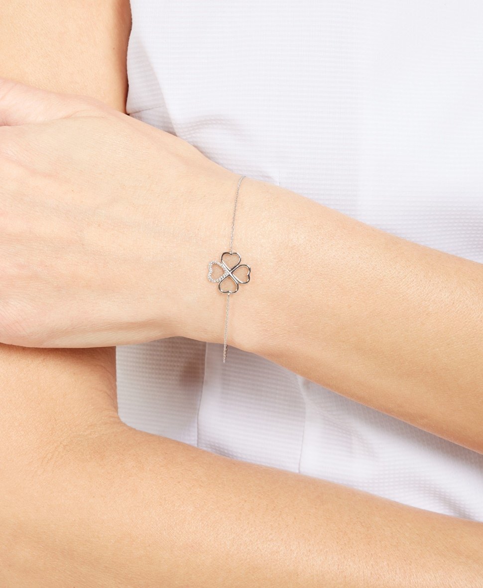 Muse Jewels diamantový náramek Bílé zlato 4