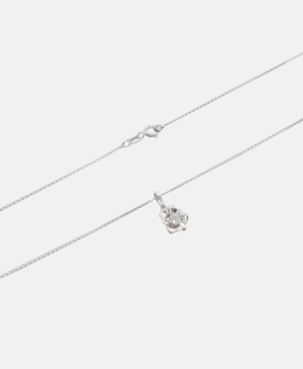 Muse Jewels náhrdelník Bílé zlato 2
