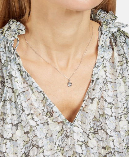 Muse Jewels náhrdelník Bílé zlato 4