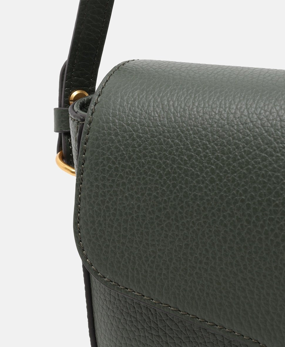Coccinelle Kožená messenger taška Khaki 2