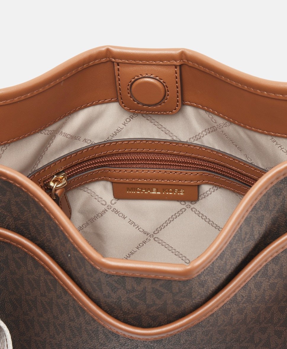Michael Michael Kors kabelka Tmavě hnědá 3