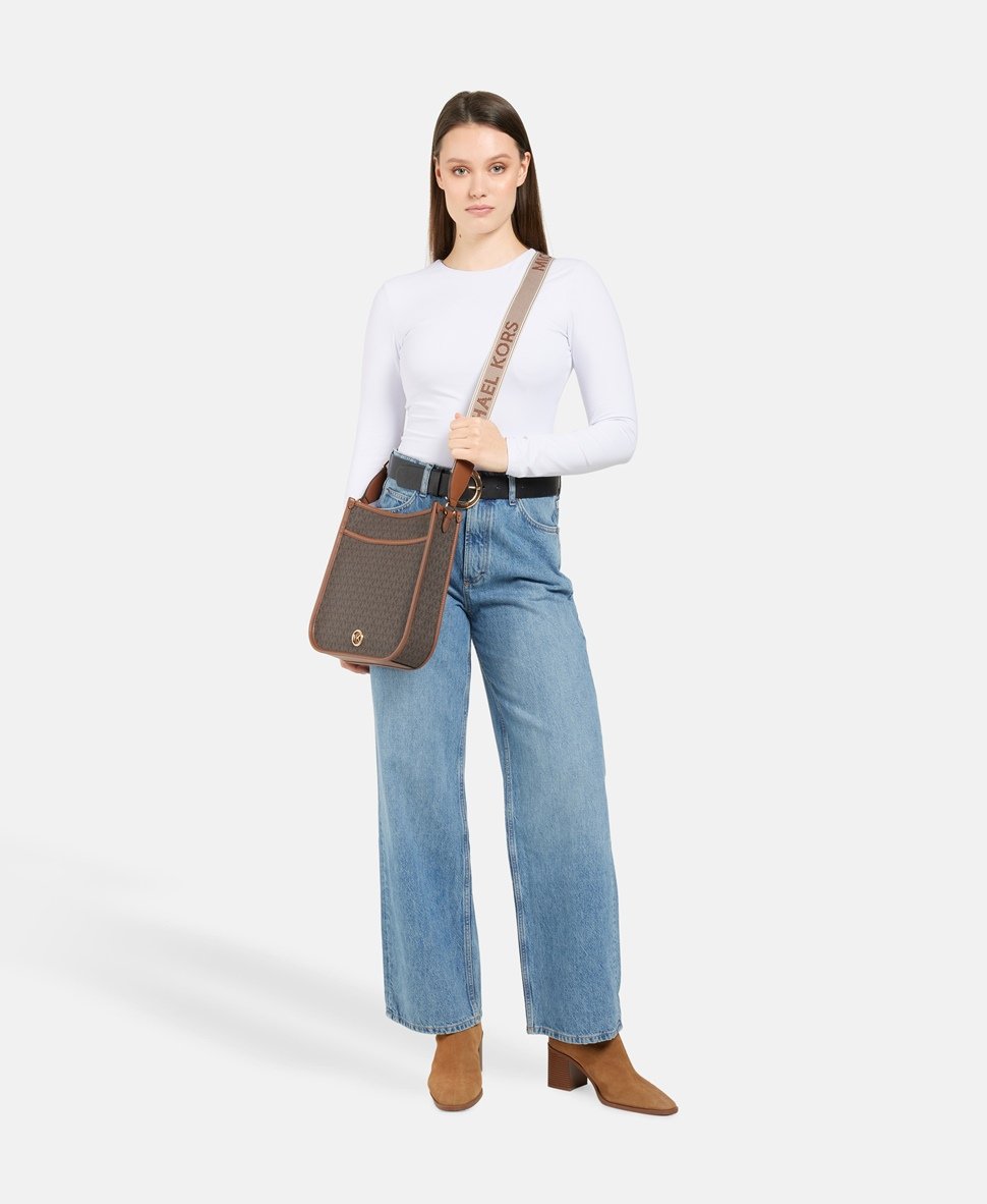 Michael Michael Kors kabelka Tmavě hnědá 5