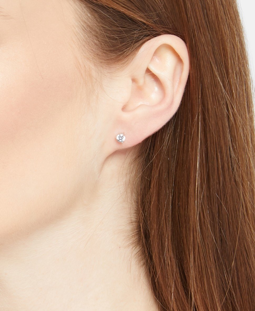 Lawrence Grey Jewelry Puzetové náušnice Stříbrná 3