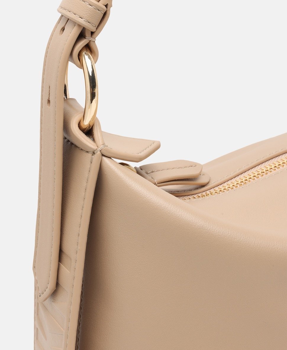DKNY kožená hobo kabelka Jěmně béžová 2