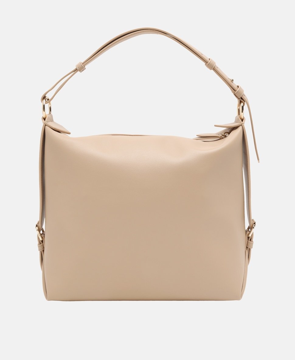 DKNY kožená hobo kabelka Jěmně béžová 4