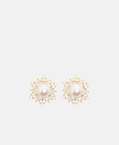 Lawrence Grey Jewelry Puzetové náušnice Zlatá 2
