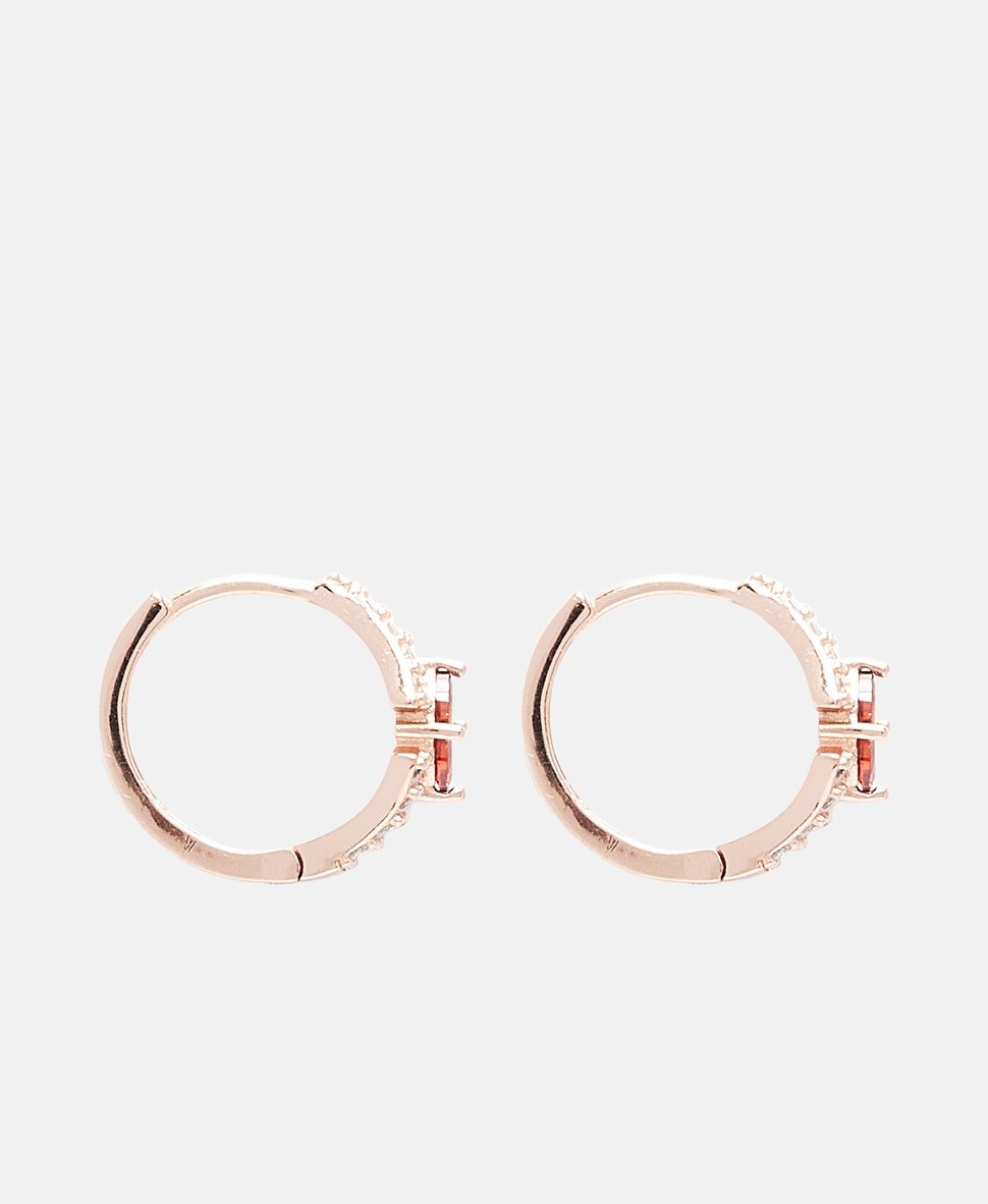 Lawrence Grey Jewelry Obručové náušnice Růžově zlatá 2