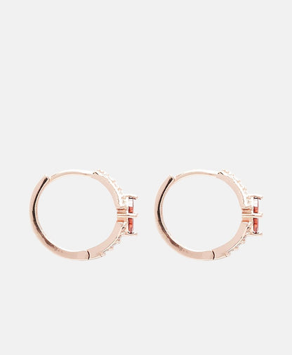 Lawrence Grey Jewelry Obručové náušnice Růžově zlatá 2