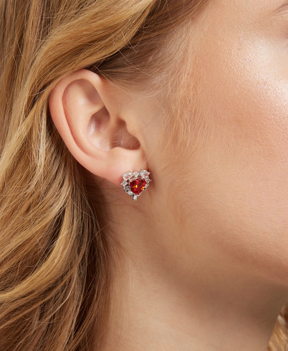 Lawrence Grey Jewelry Puzetové náušnice Stříbrná 3