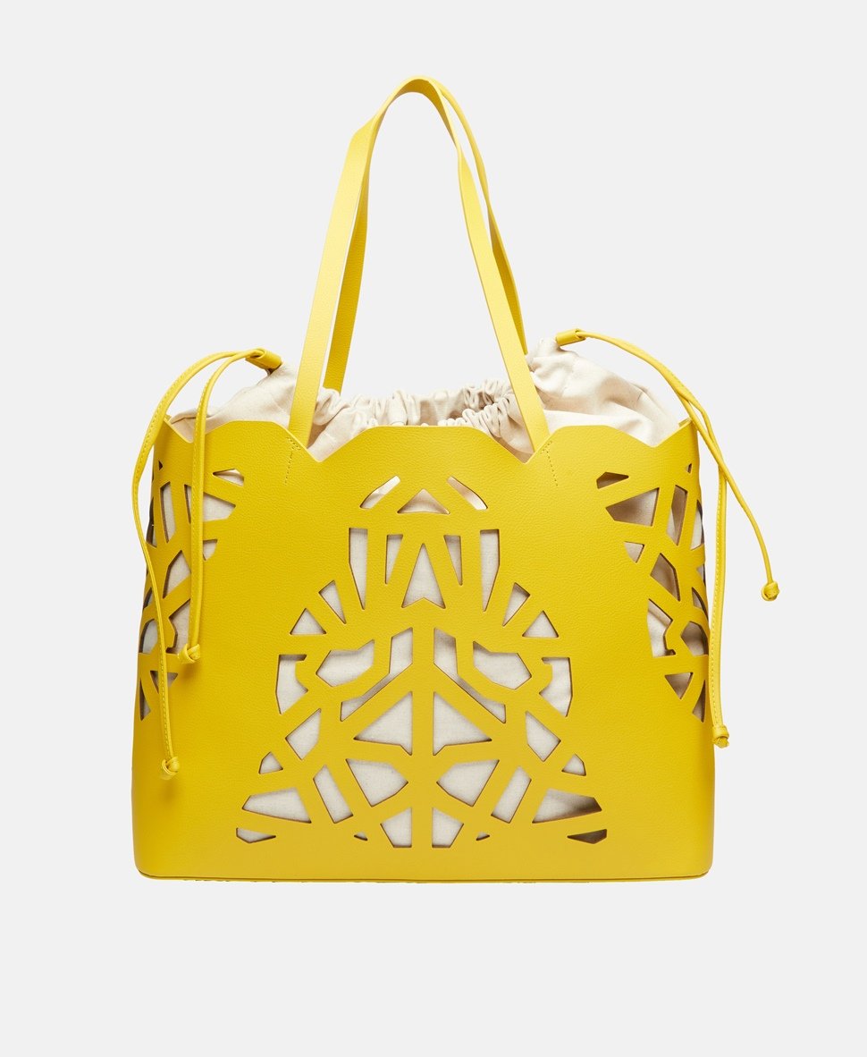 Marc Cain kožená kabelka shopper Karamelová 4