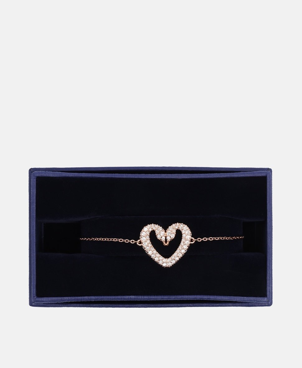 Swarovski náramek Růžově zlatá 3