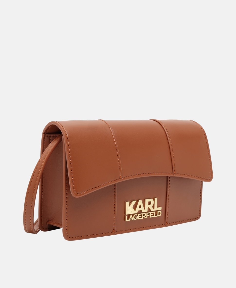 Karl Lagerfeld kabelka přes rameno Hnědá 1
