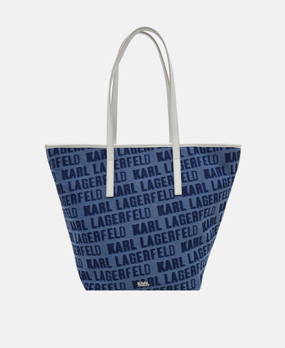 Karl Lagerfeld kabelka shopper Královsky modrá 4