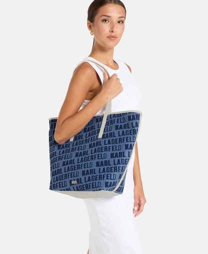 Karl Lagerfeld kabelka shopper Královsky modrá 5