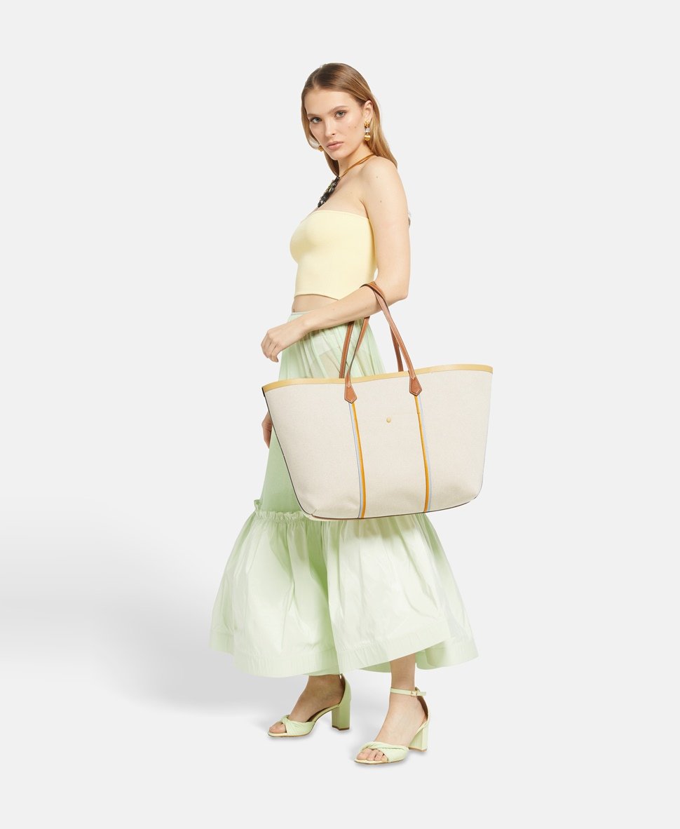 Tory Burch kabelka shopper Přírodní 5