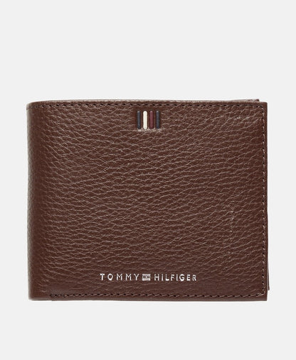 Tommy Hilfiger kožená peněženka Tmavě hnědá 1