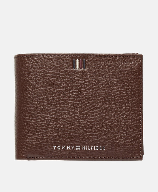 Tommy Hilfiger kožená peněženka Tmavě hnědá 1