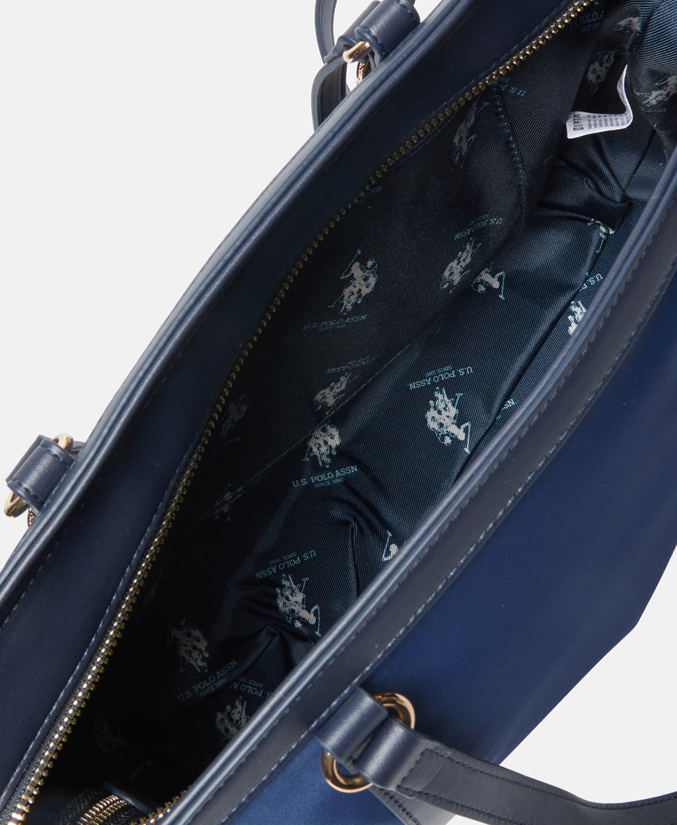 U.S. Polo Assn. kabelka shopper Tmavě modrá 3
