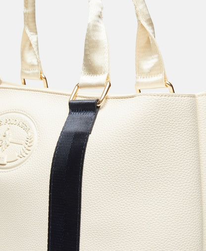 U.S. Polo Assn. kabelka shopper Bílá vlna 2