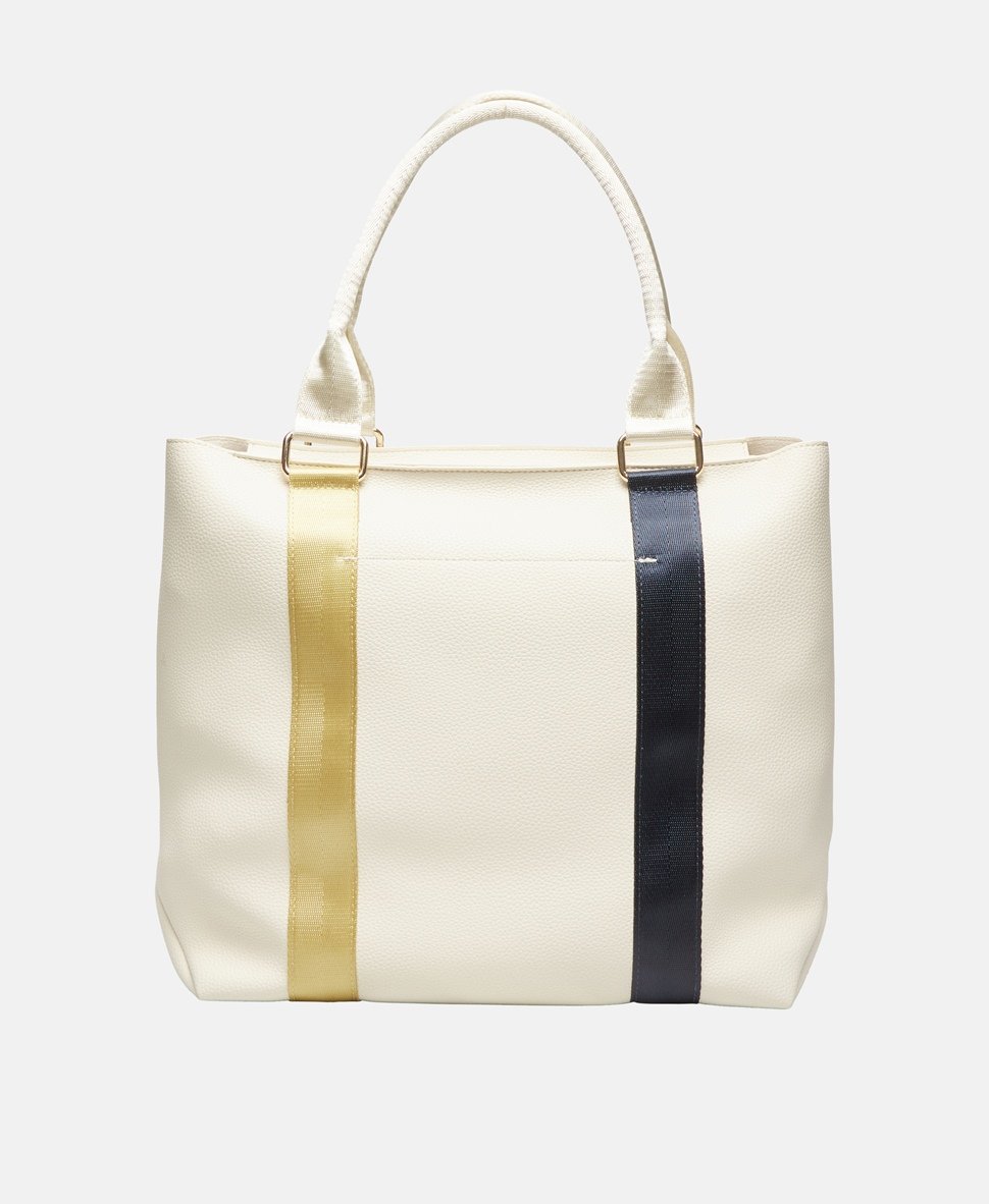 U.S. Polo Assn. kabelka shopper Bílá vlna 4