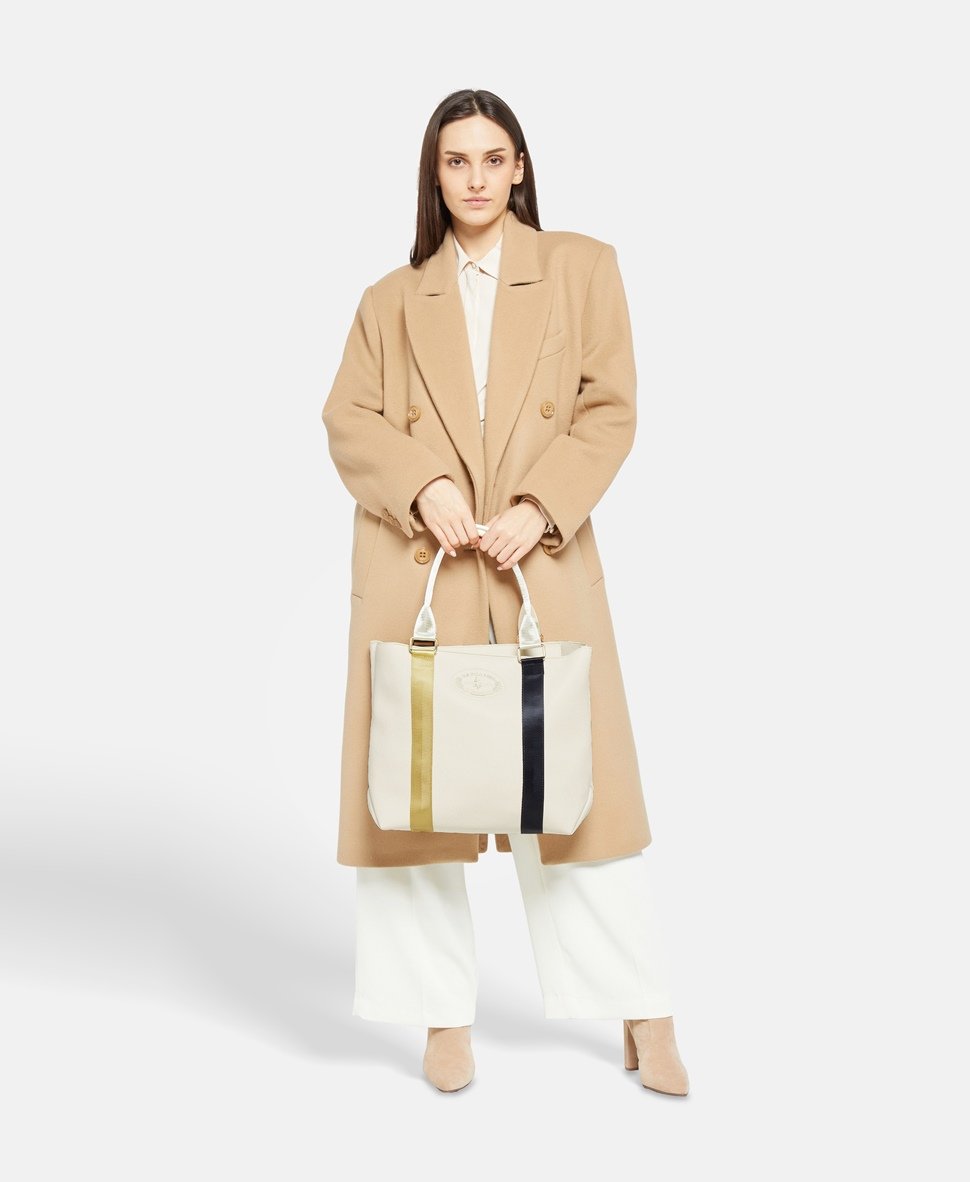 U.S. Polo Assn. kabelka shopper Bílá vlna 5