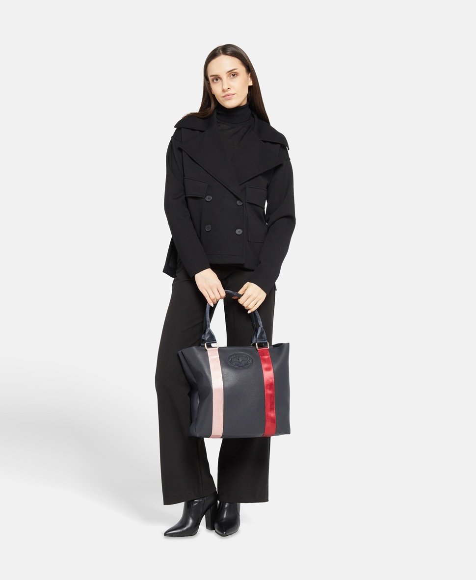 U.S. Polo Assn. kabelka shopper Tmavě modrá 5