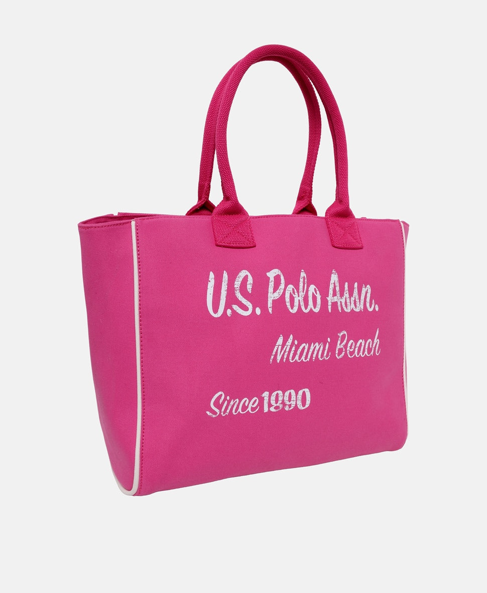 U.S. Polo Assn. kabelka shopper Fuchsiová 1