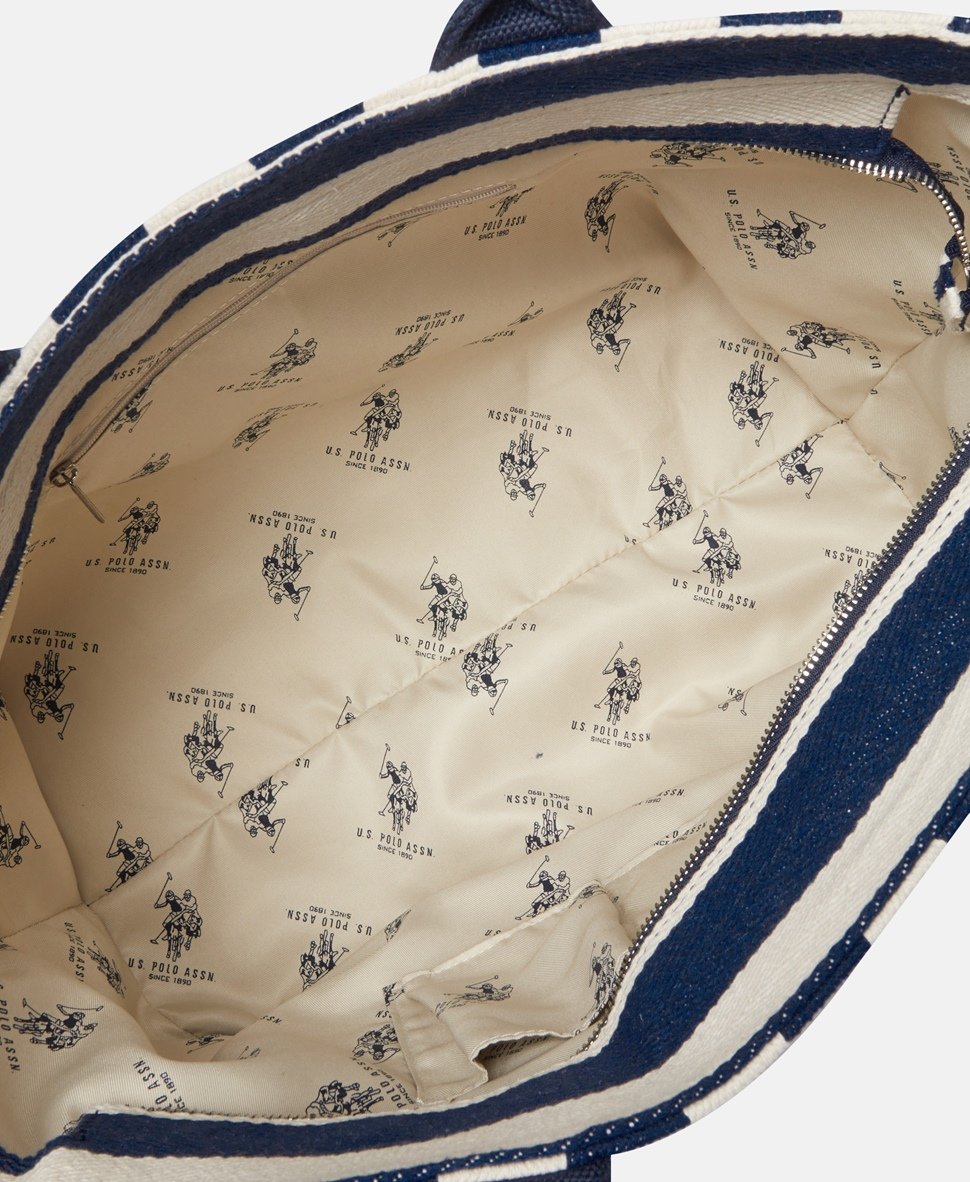 U.S. Polo Assn. kabelka shopper Tmavě modrá 3