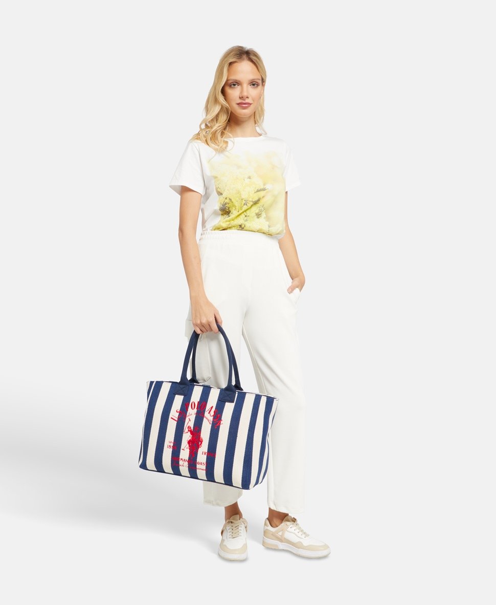 U.S. Polo Assn. kabelka shopper Tmavě modrá 5