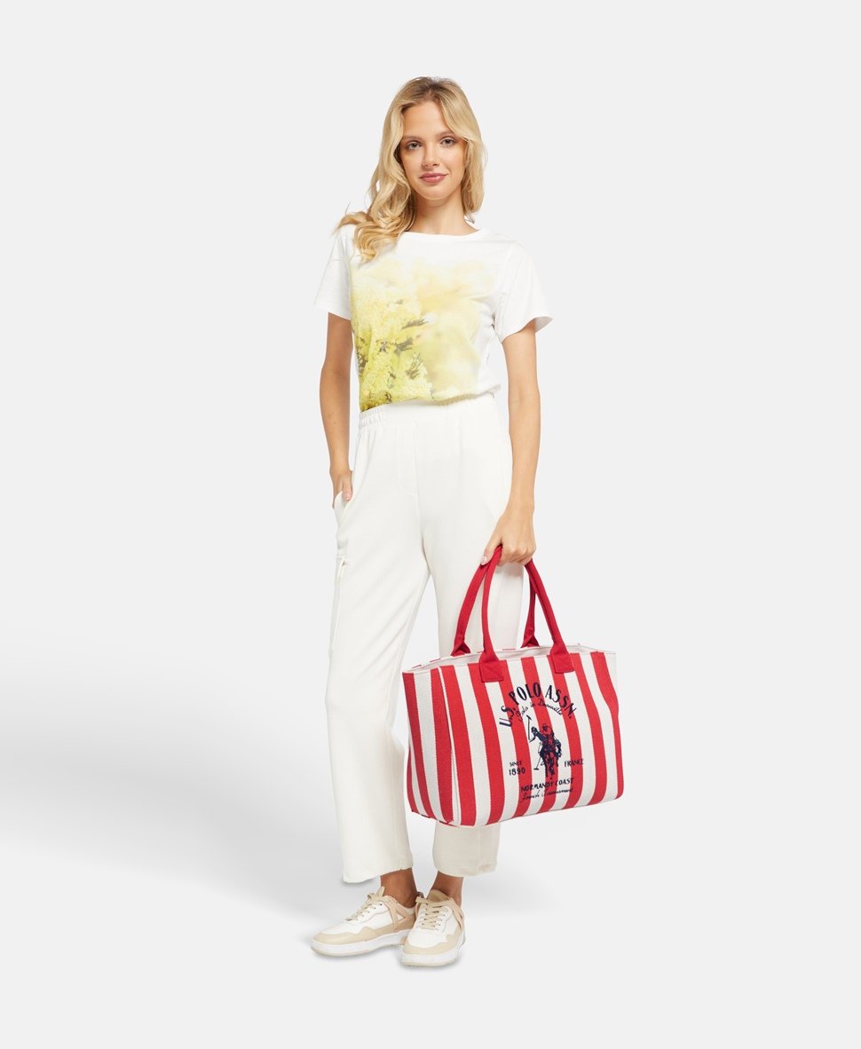 U.S. Polo Assn. kabelka shopper Červená 5