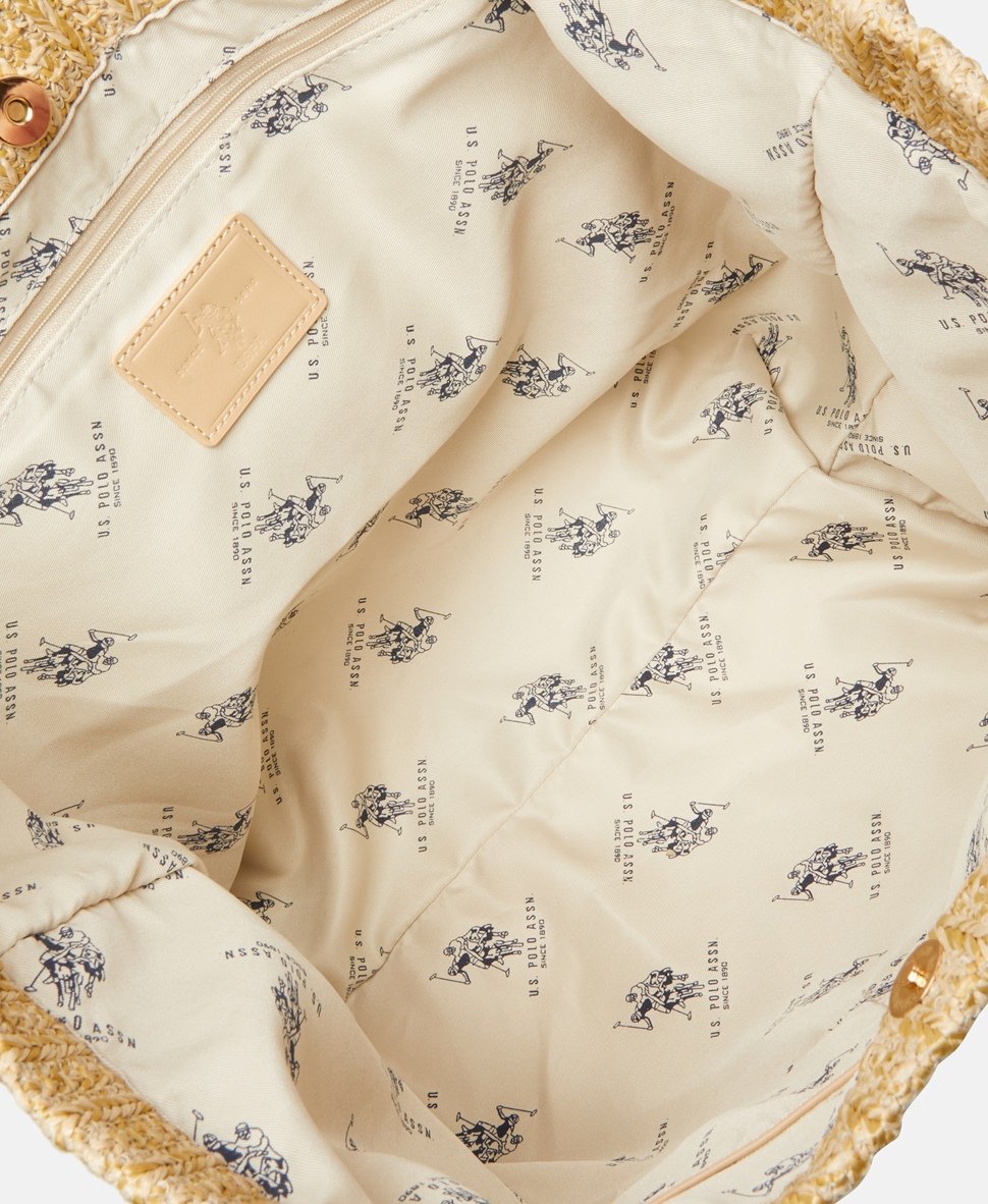 U.S. Polo Assn. kabelka shopper Přírodní 3