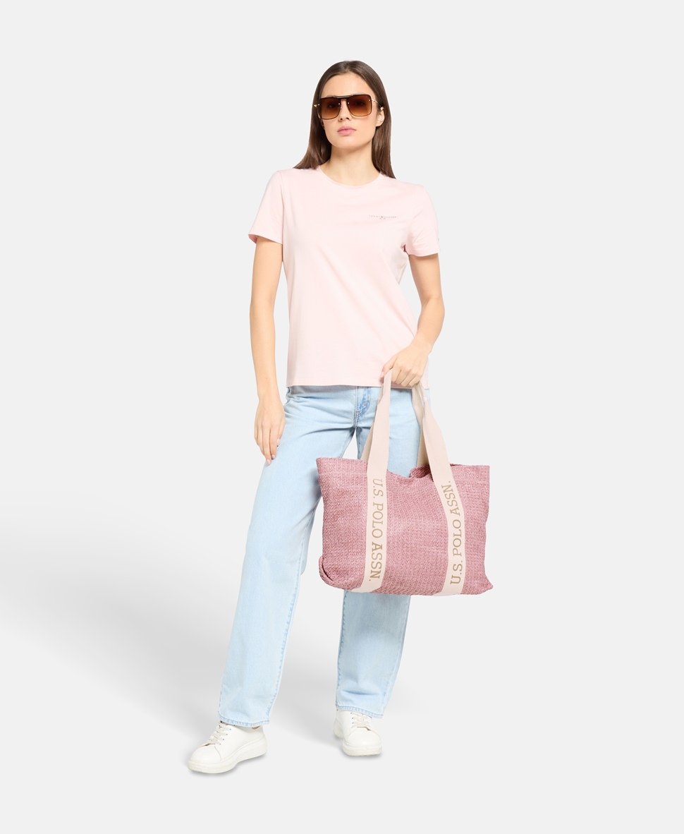 U.S. Polo Assn. kabelka shopper Růžová 5