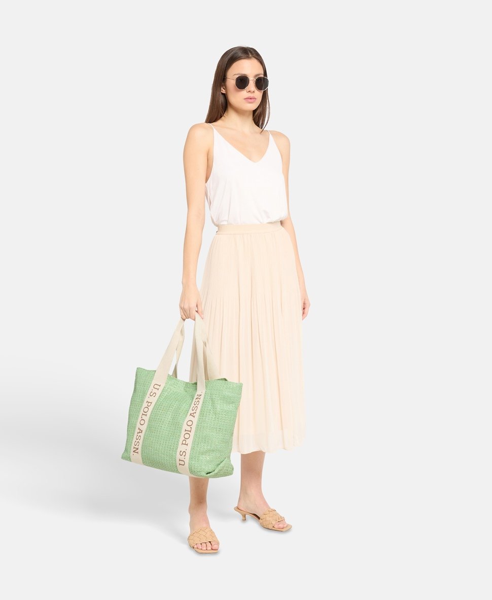 U.S. Polo Assn. kabelka shopper Zelená 5
