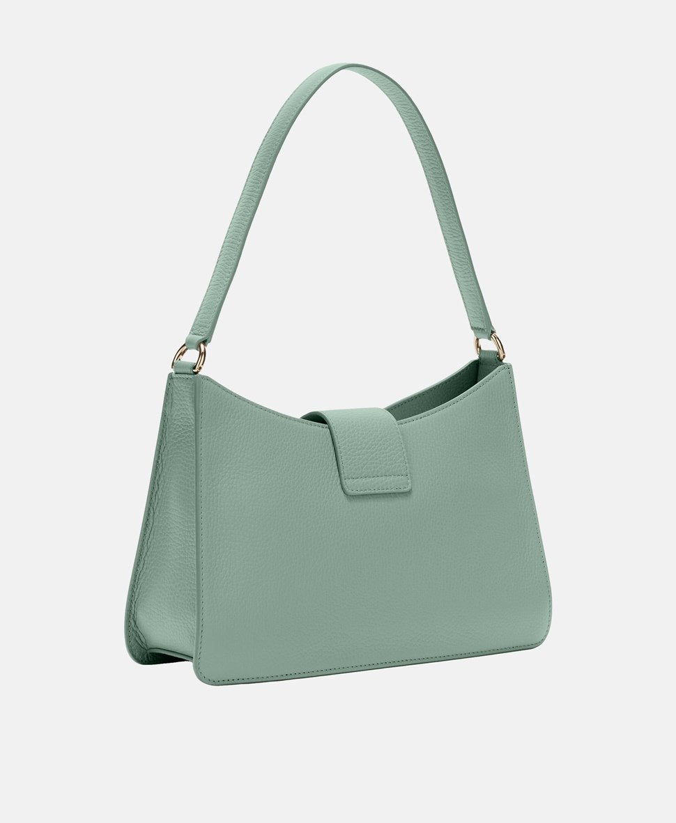 Furla Kožená kabelka přes rameno Zelená 4