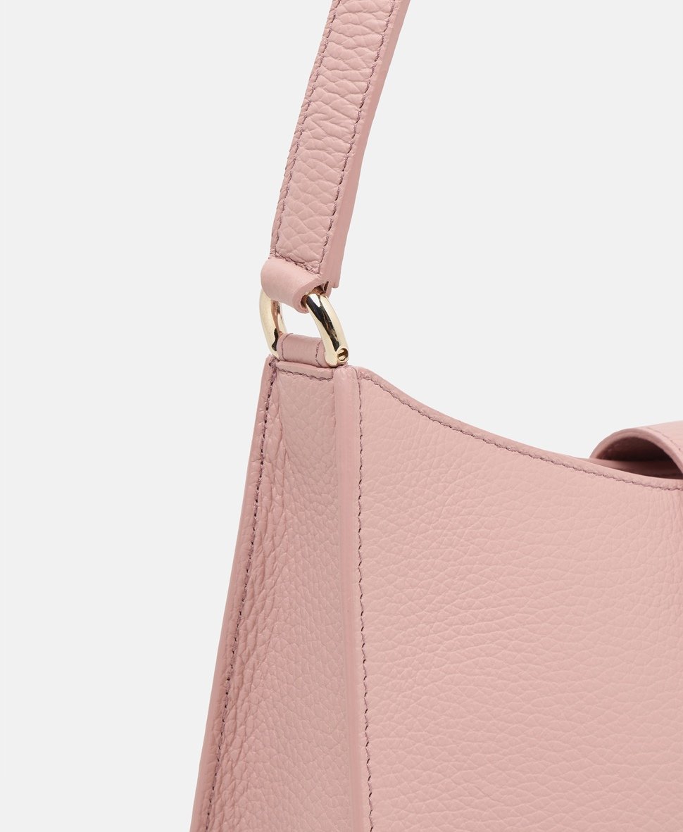 Furla Kožená kabelka přes rameno Starorůžová 2