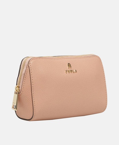 Furla kožená taška na prádlo Starorůžová 1