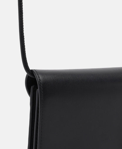Furla Kožená messenger taška Černá 2