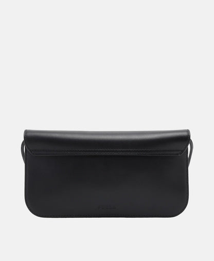 Furla Kožená messenger taška Černá 4