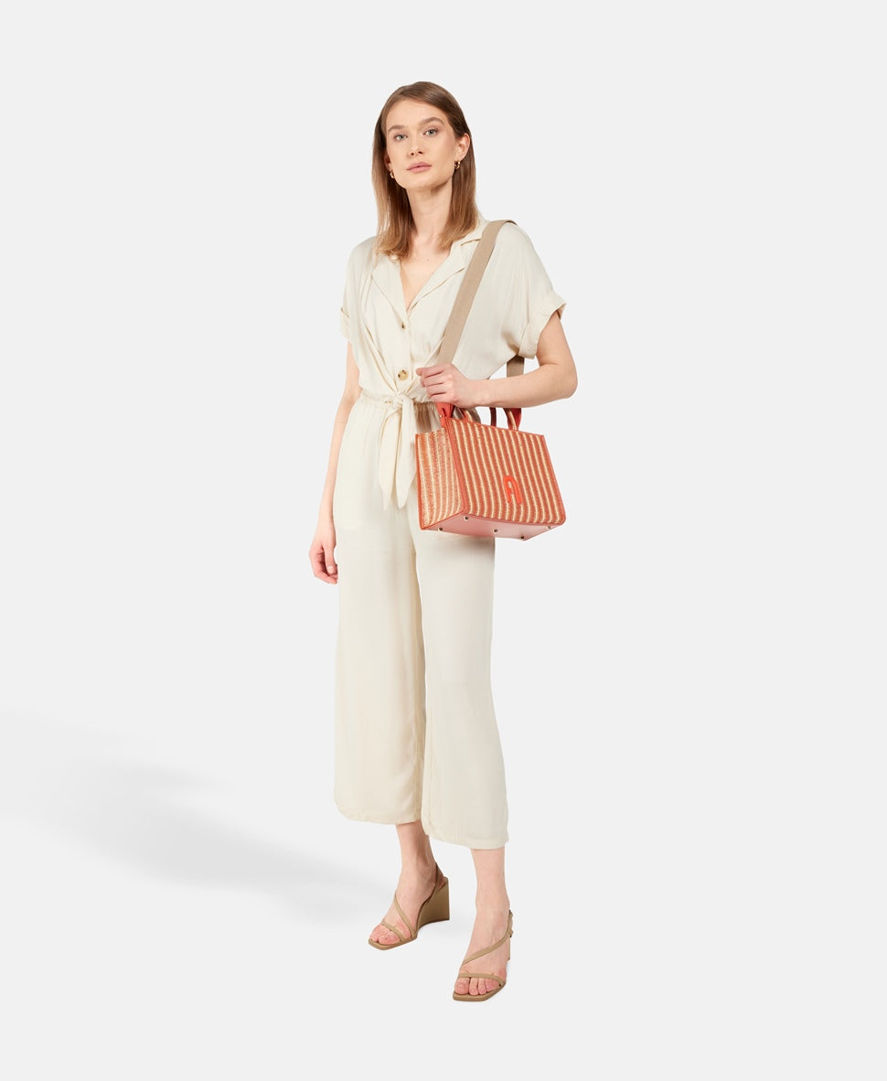 Furla kabelka tote Tan 5