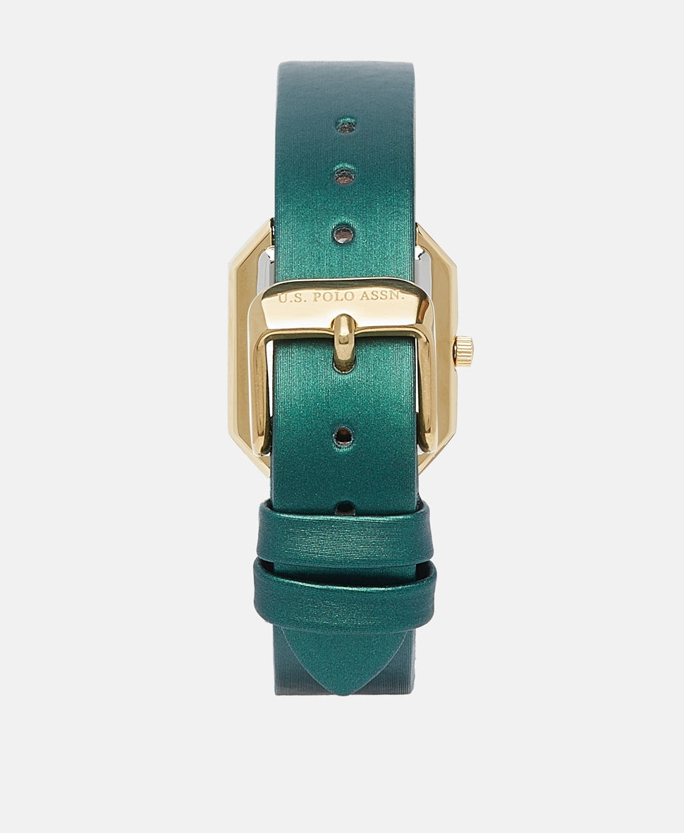 U.S. Polo Assn. sada hodinek a náramku Zelená 3