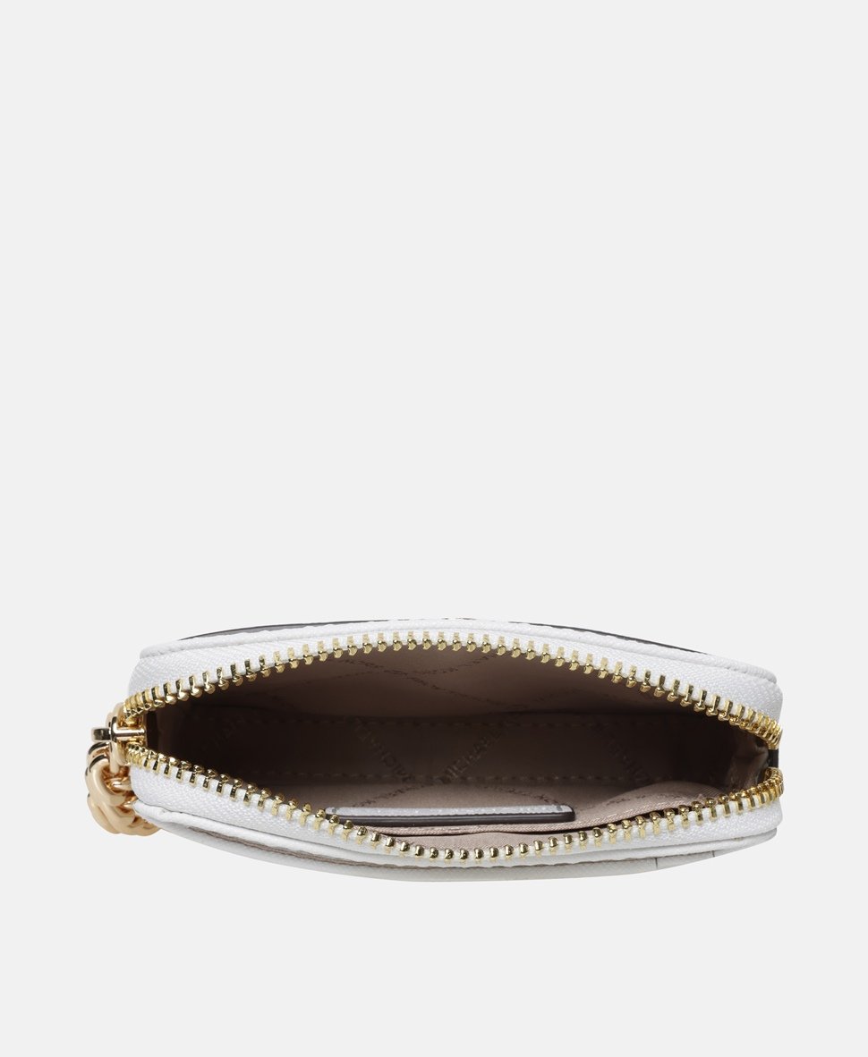Michael Michael Kors kožené pouzdro na karty Bílá 3
