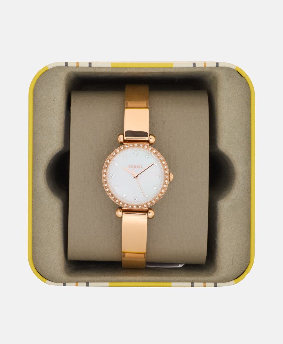 Fossil hodinky Růžově zlatá 4